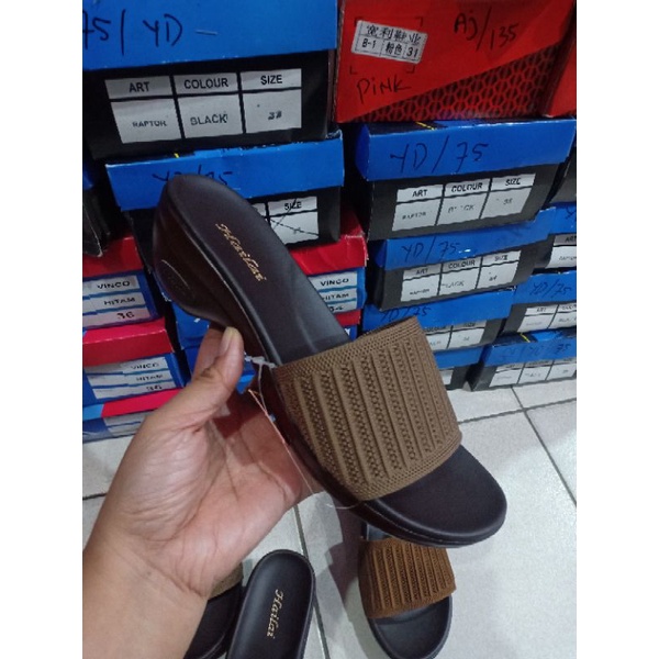 sendal cewek wanita dewasa brand Hailai original 37-40