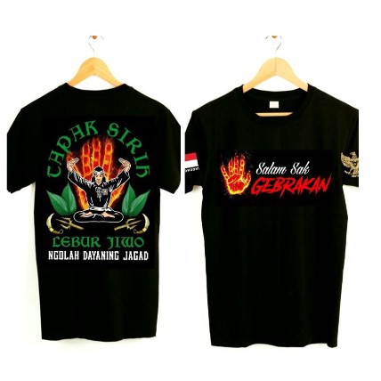 KAOS TAPAK SIRIH LEBUR JIWO PSHT / KAOS TAPAK SIRIH TERBARU / KAOS TAPAK SIRIH LEBUR JIWO DJATAYU / 