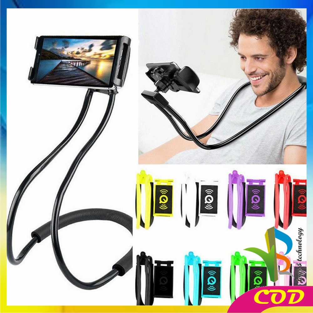 RB-C371 Lazy Neck Phone Holder Lazyneck Holder Hp / Flexible Lazypod Leher / Penyangga HP di Leher