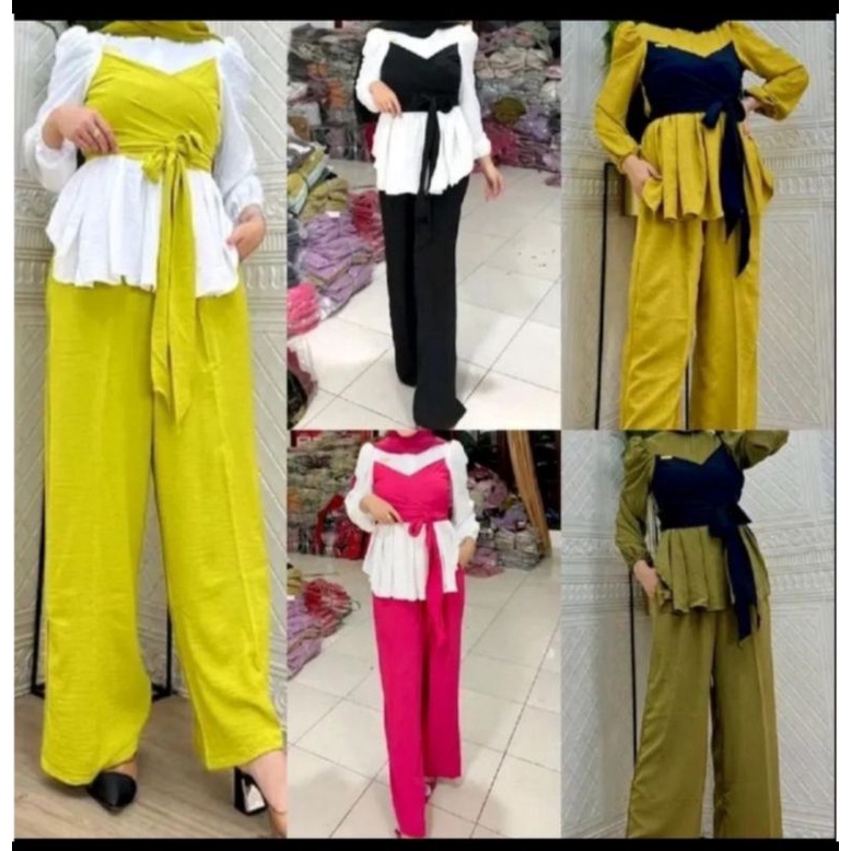 SET LESTI VIRAL BAHAN CRINGKLE AIR FLOW