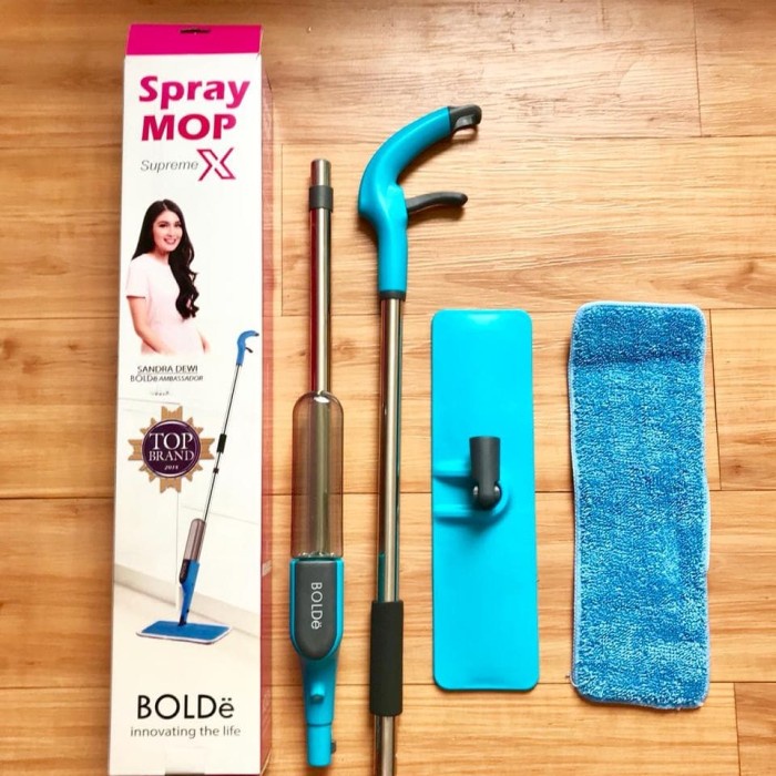 SPRAY MOP ALAT PEL LANTAI SEMPROT BOLDE ORIGINAL.