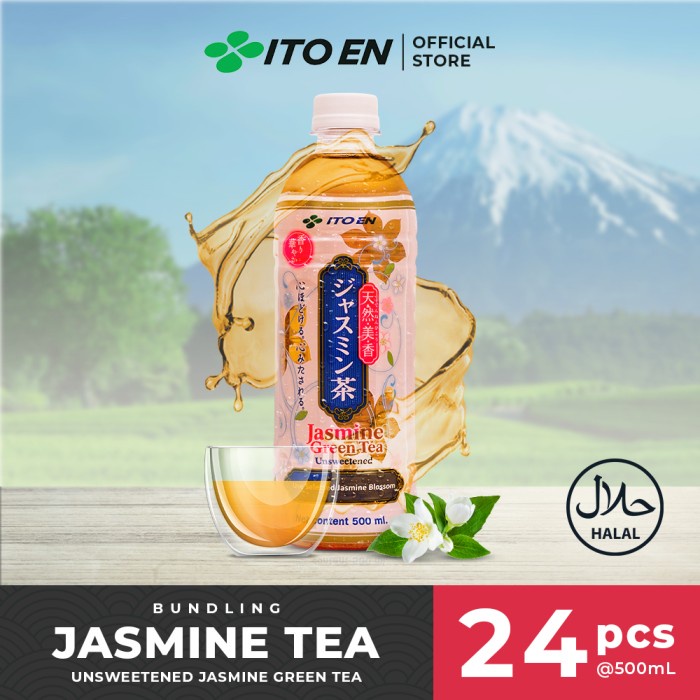 

ITO EN UNSWEETENED JASMINE TEA 500 ML @24 PCS - TEH MELATI BEBAS GULA