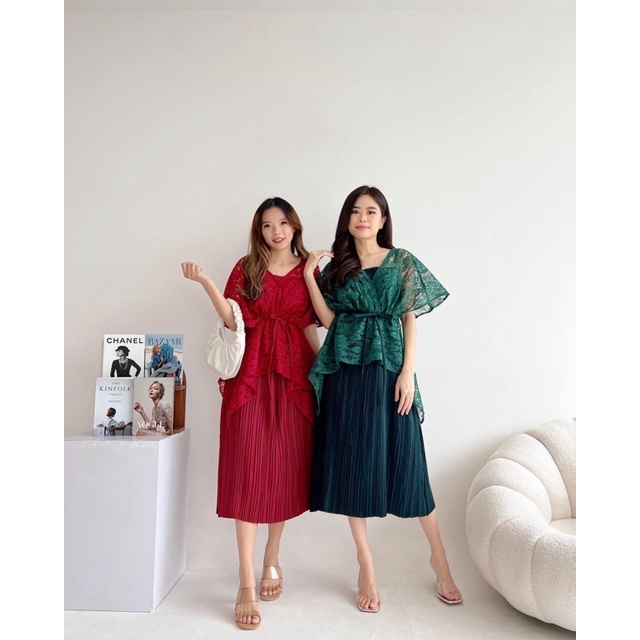 SET BRUELLA BRUKAT / DRESS + OUTER BRUKAT