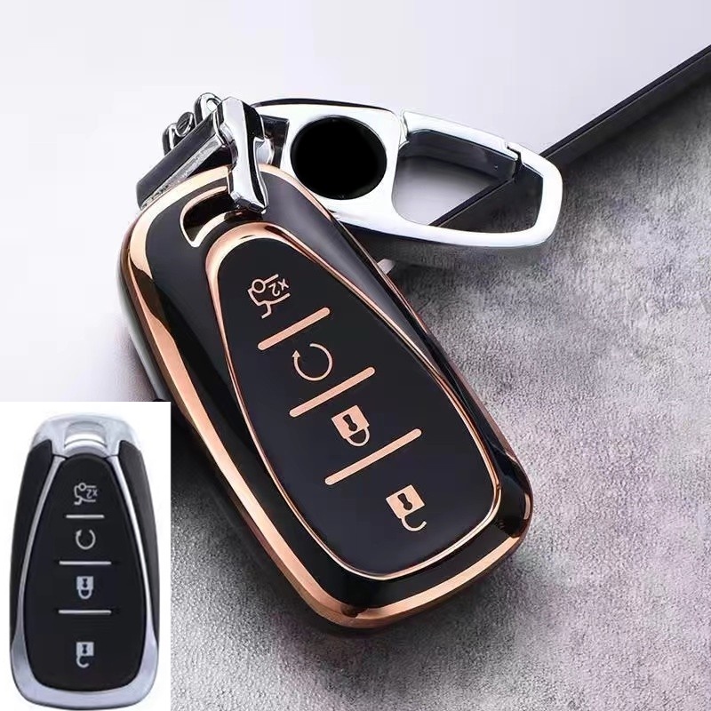 Casing Kunci Mobil Bahan TPU Untuk Chevrolet Cruze Aveo colorado Trax Sail Malibu Captiva Opel Vauxhall Astra Jignia