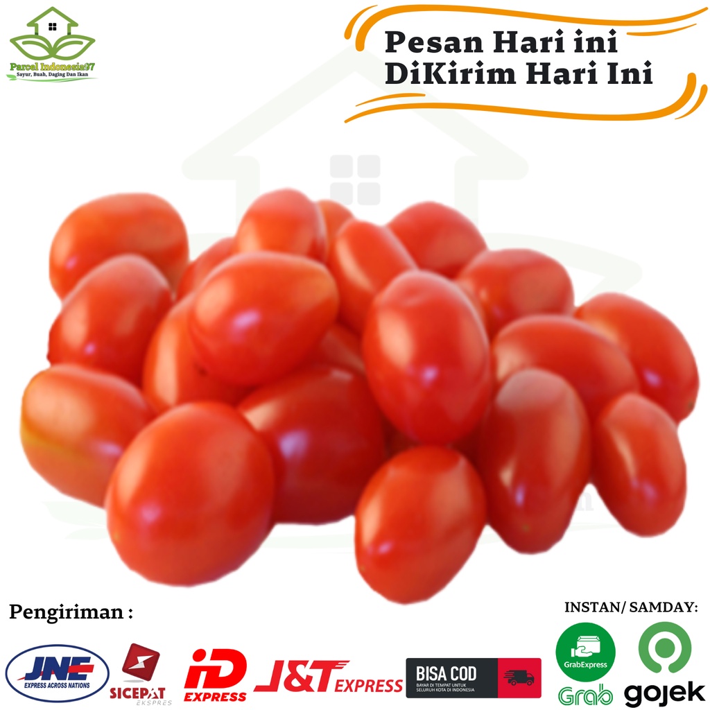 

Tomat merah segar pilihan pasar murah250gr