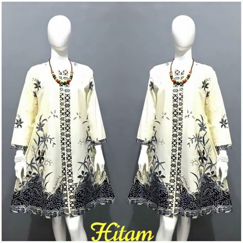 Tunik Batik Wanita Remaja - Atasan Batik Wanita Jumbo Ld 120 Tunic