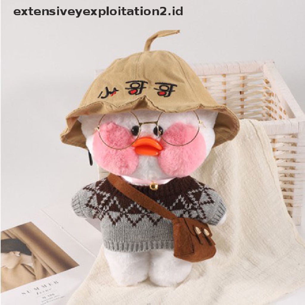 Mainan Boneka Bebek Mimi Kuning Bahan Plush Lembut Ukuran 30Cm