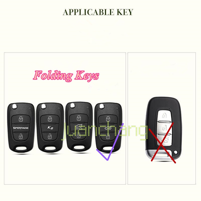 Casing Kunci Mobil Model Flip Bahan TPU Untuk Hyundai i20 I30 Ix20 ix35 KIA Rio 3 Soulma Ceed K2 Cerato Sportage Ix20 ix35