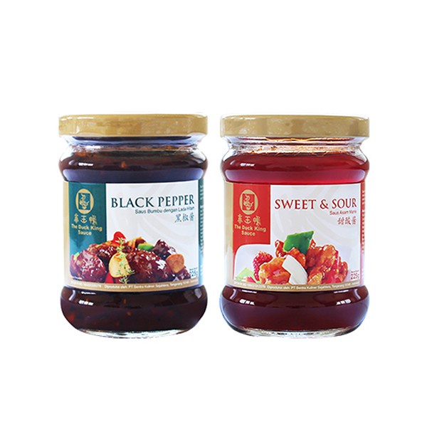

THE DUCK KING SAUCE PAKET DUA - BLACK PEPPER + SWEET SOUR