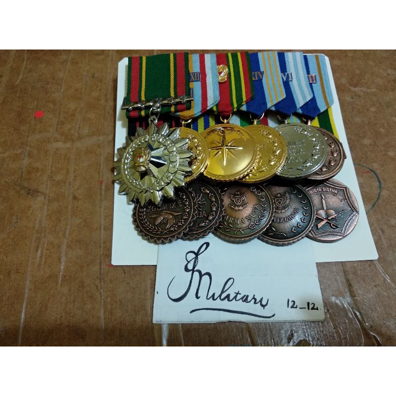 SATYA LENCANA PDU TNI || HARGA UNTUK 1 PCS/1 MEDALI