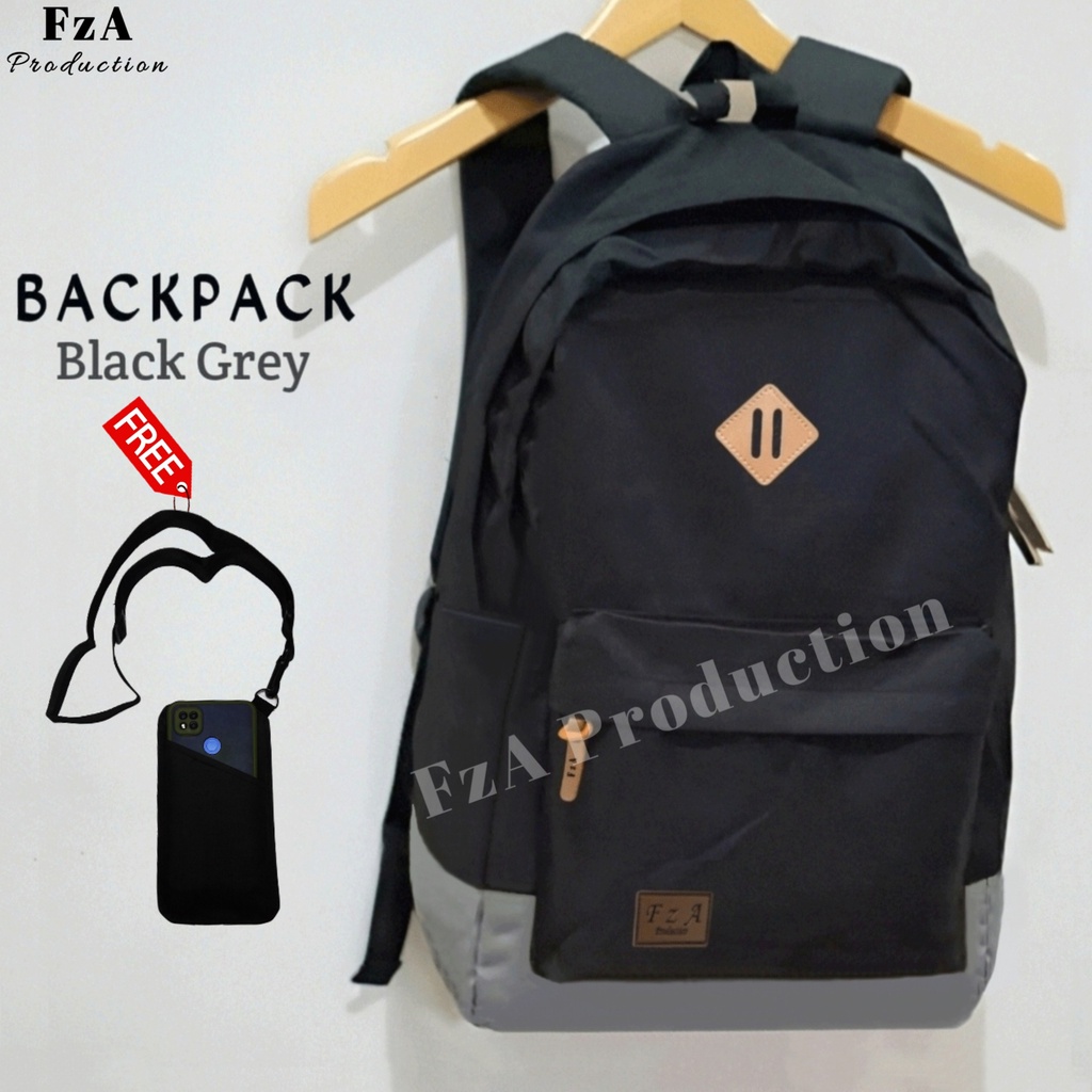 Big Promo..Tas Ransel Distro sekolah kuliah Kerja Pria 4286CV Tas Premium Gratis Sako Wallet HP