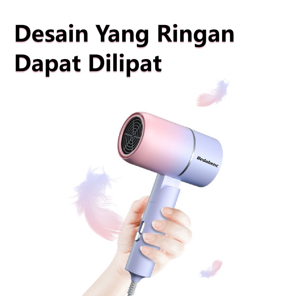 COD Hair Dryer Portable Pengering Rambut Protection Quick Drying Haircare Pengering Rambut Mini