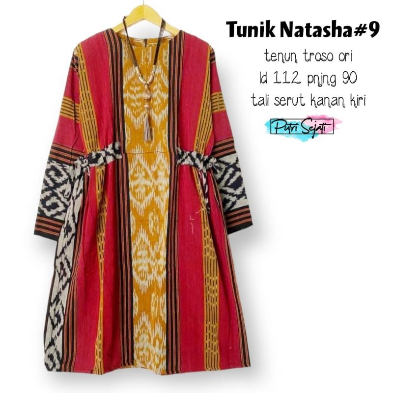 tunik tenun atasan wanita tenun troso NATASHA