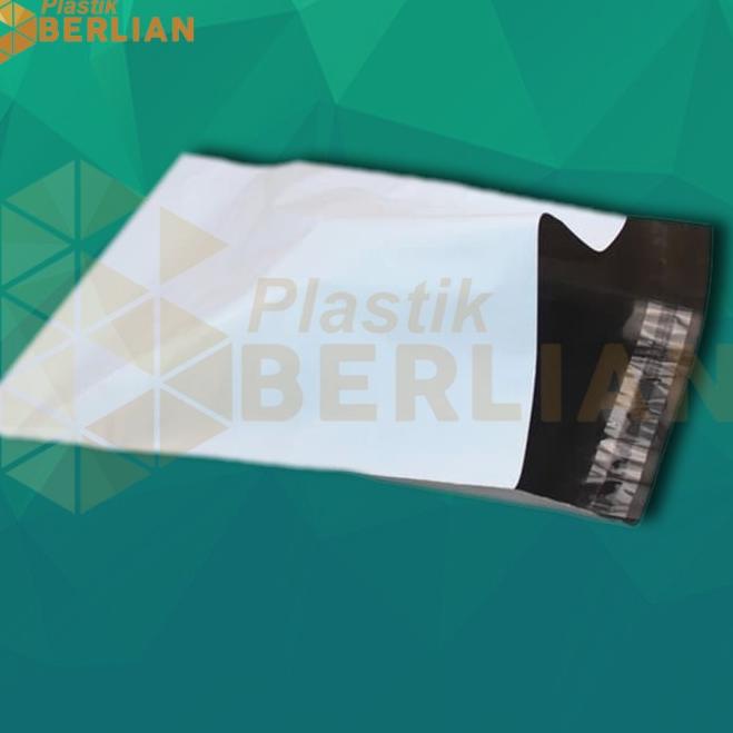 

Plastik Amplop Packaging Polymailer Polybag 25 x 45 isi 100 White