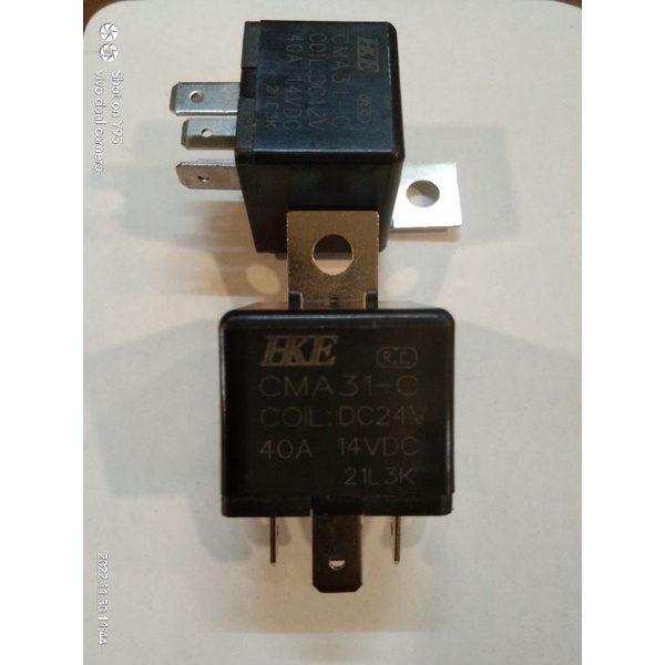 Relay HKE DC 24V 40A Relay 5pin Jual per/5pcs Relay Klakson Mobil dan Motor