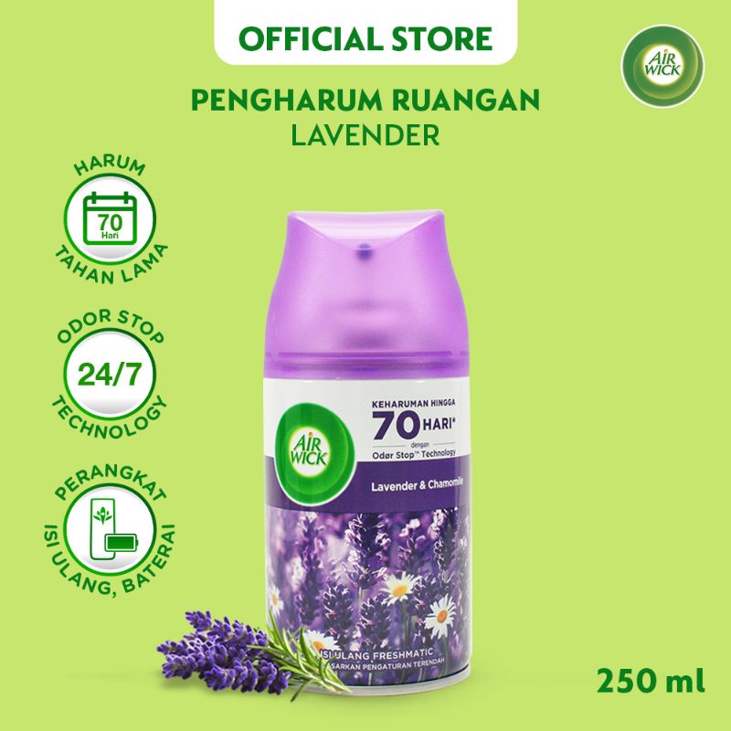 Air Wick Automatic Lavender Spray Pengharum Ruangan 250ml