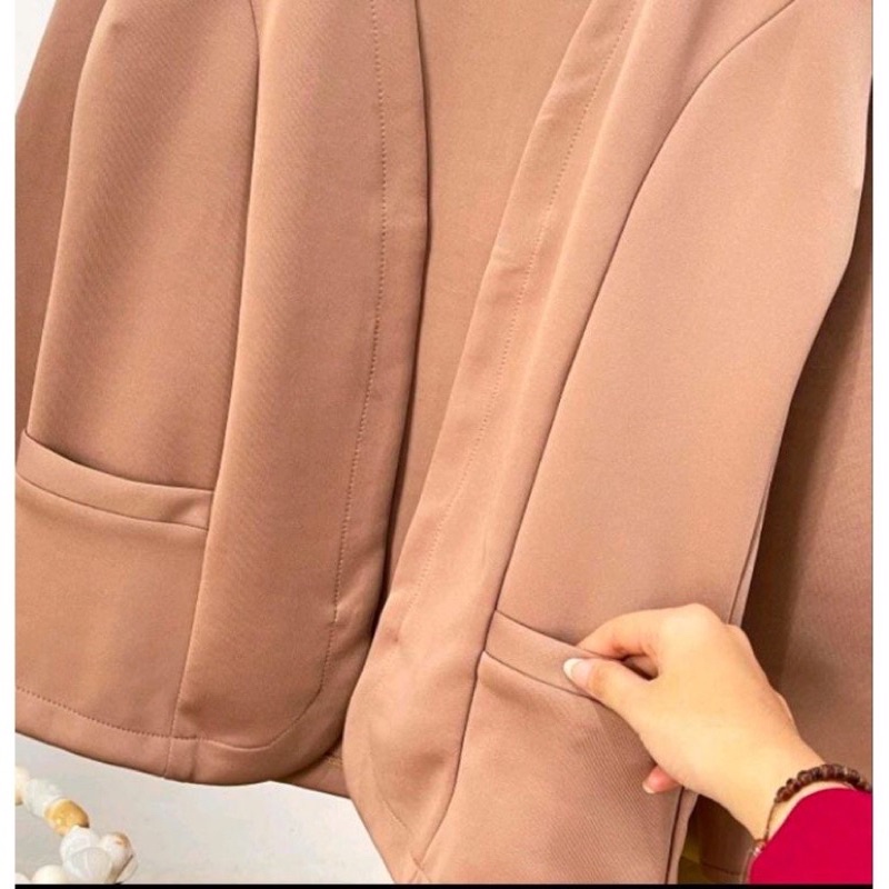 NABILA BLAZER SCUBA PREMIUM LD 110 ATASAN WANITA TERBARU