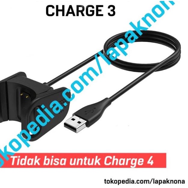 USB Charging Cable for FITBIT CHARGE 3 Kabel Charger Fitbit Charge 3 - 100cm