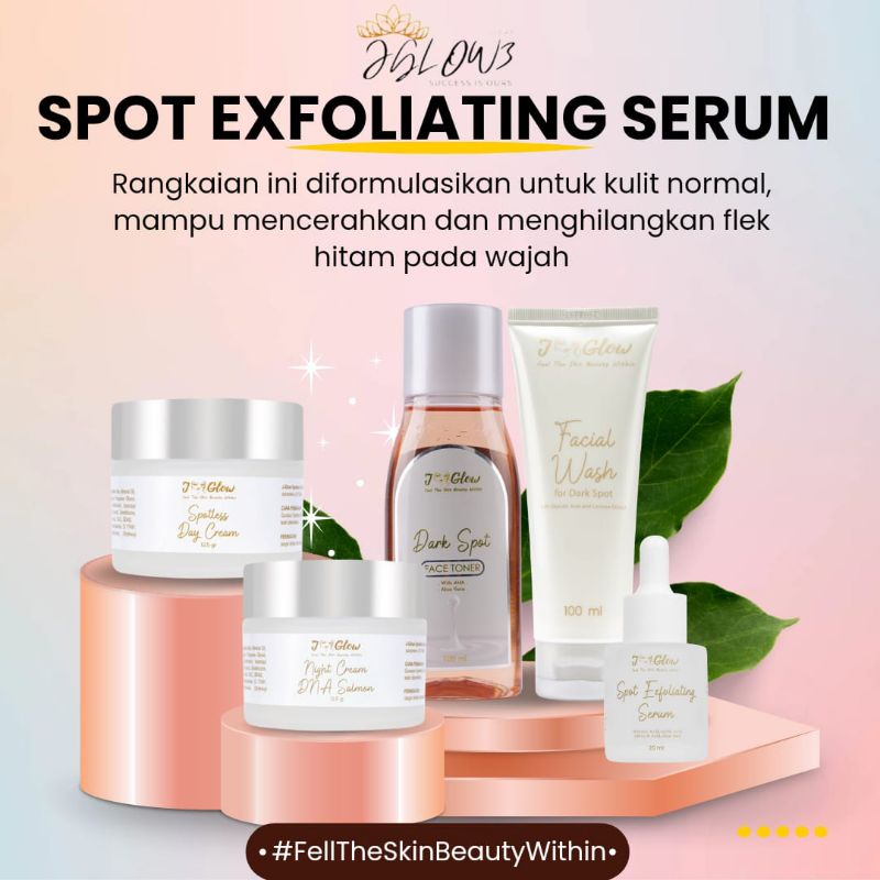 jglow flek serum peeling/jglow wajah flek/jglow glowing/jglow skincare/jglow bumil busui
