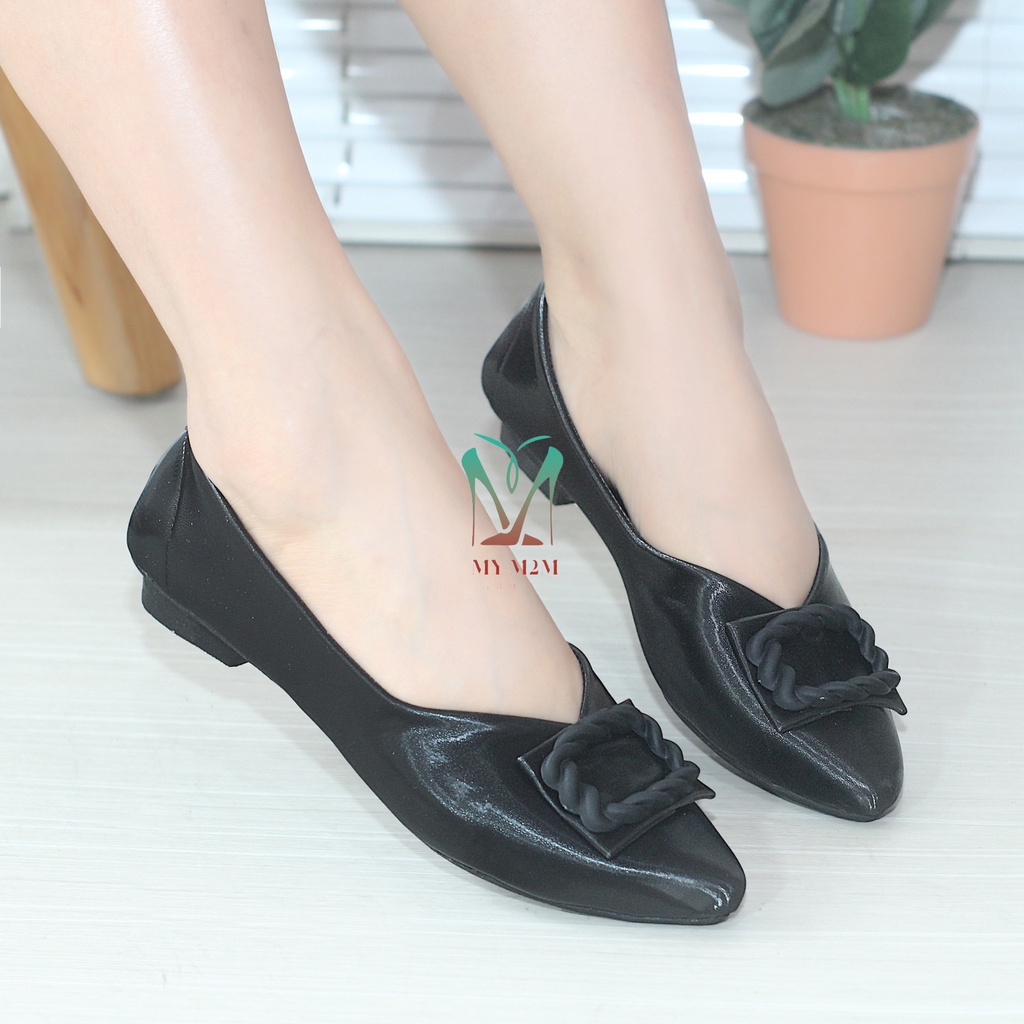 Mym2m Sepatu Flat Shoes Balet Kasual Wanita Terbaru Rivaline