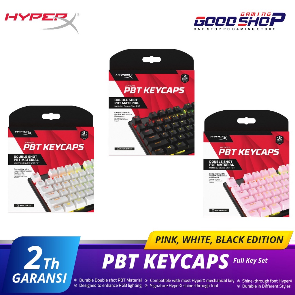 HyperX PBT Keycaps Full Key Set