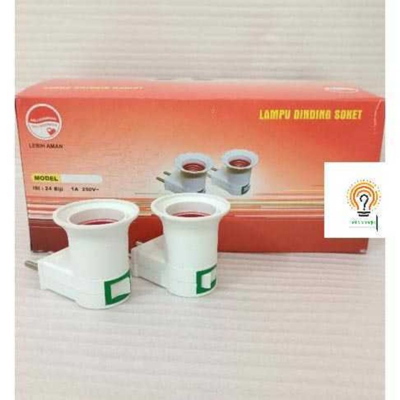 Fitting Colok Lampu + Saklar ON/ OFF /Lamp Holder Fitting Lampu E 27/Fitting Bohlam/Fitting Lampu