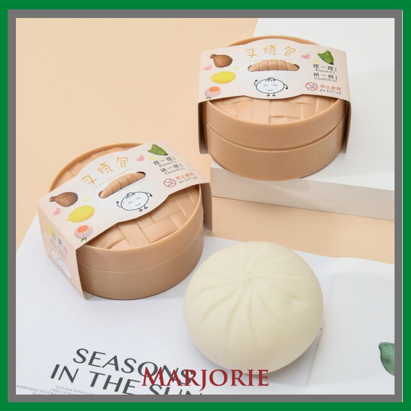 Mainan squishy stress ball pao Mainan bakpao palsu Dimsum bakpao mooncake hakau siomay mantau-MJD