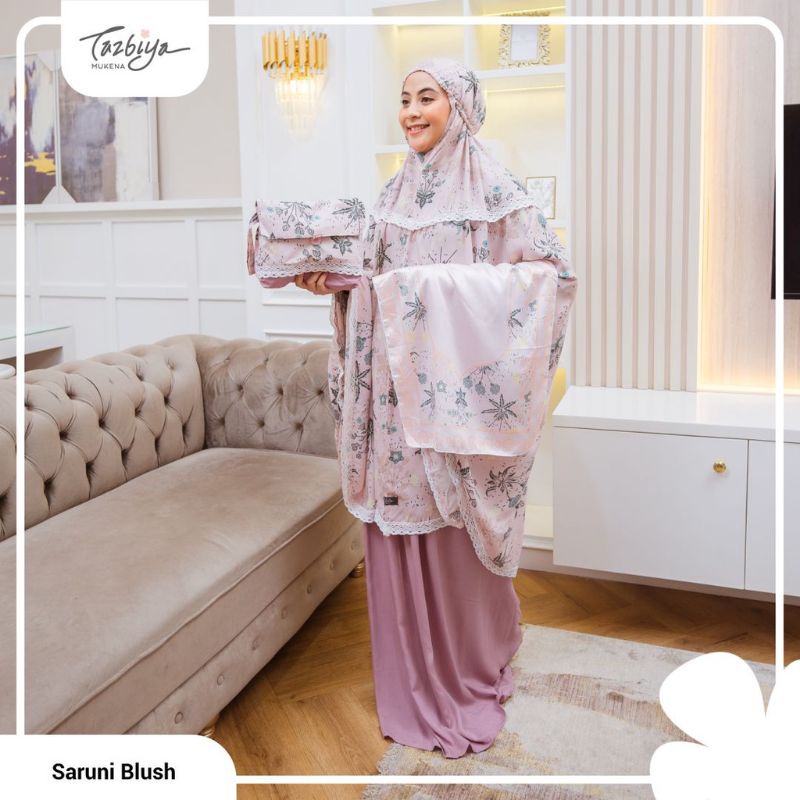 MUKENA TAZBIYA SET SEJADAH KOMBINASI SARUNI SERIES ALLSIZE