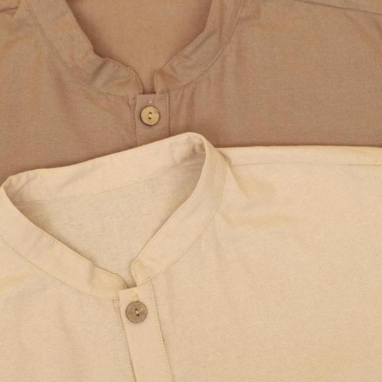 Ardenleon - Men Raya Shirt - MEDIUM, TORTILLA