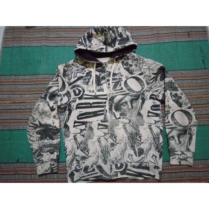 Zip Hoodie Zoo York Second Bekas Original