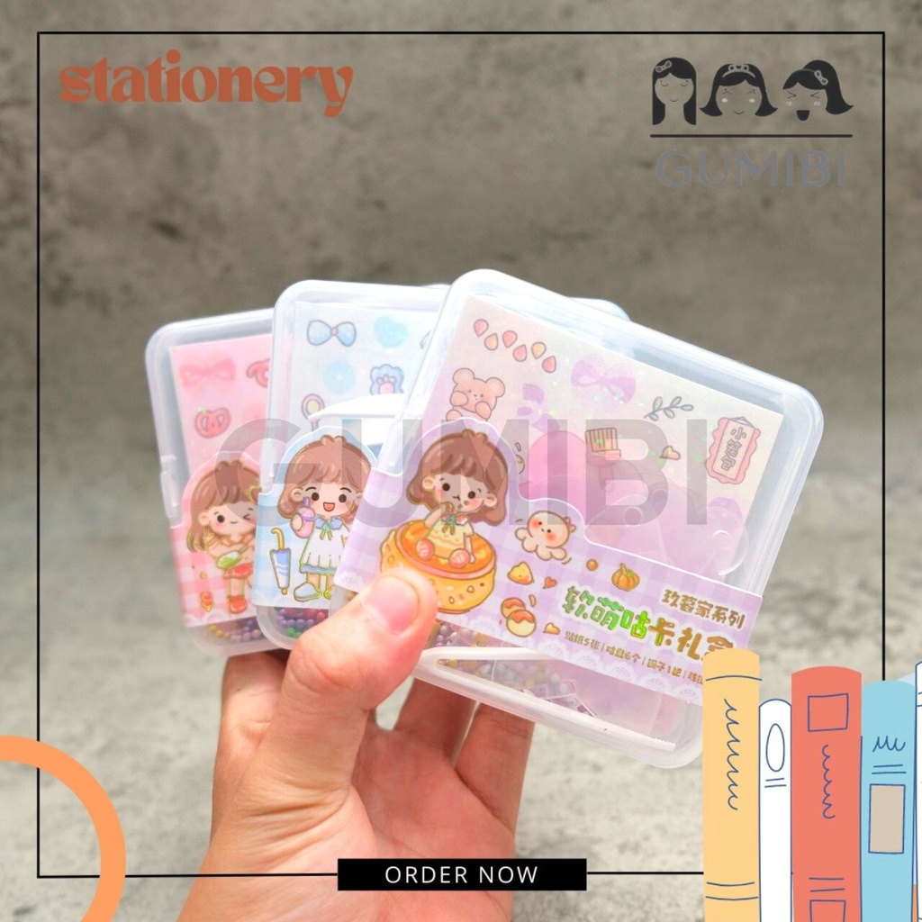 

PAKET STIKER DAN PINSET JBE SCW stiker box set mini dekorasi sekolah bisa cod