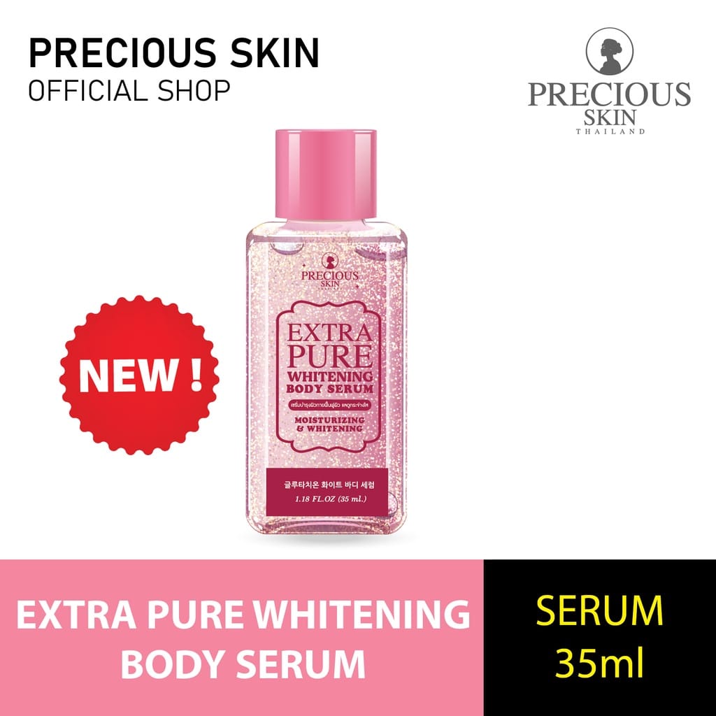 Precious Skin Thailand Extra Pure SPF 30 UV Protection Brightening &amp; Whitening Body Serum / Serum Pemutih / Body Booster 35ml