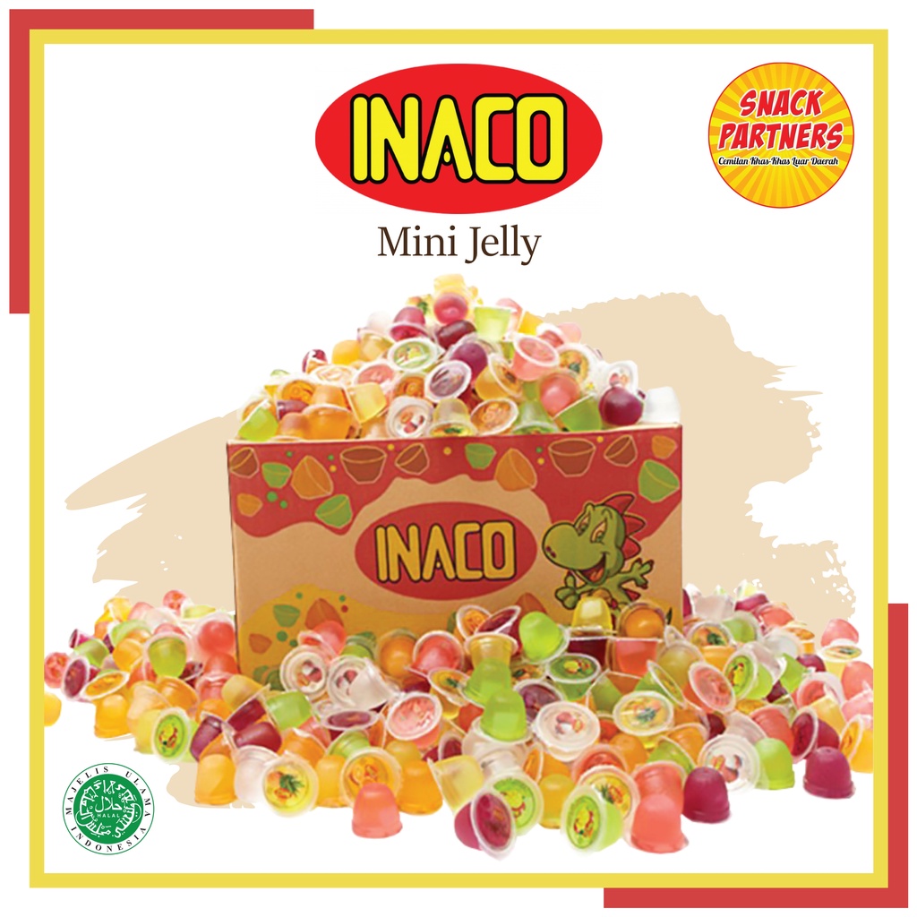 Jual INACO Mini Fruit Jelly Juice REPACK Kiloan 250 gr / 500 gr / 1 kg