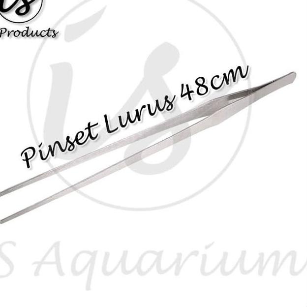 Pinset 48cm Panjang Lurus - Aquascape Tools Pinset Straight Panjang