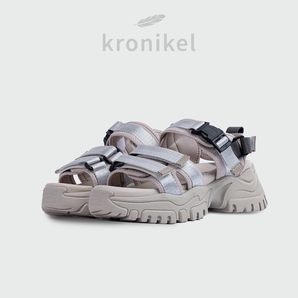 [PREMIUM LOKAL BRAND] KRONIKEL PROJECT // BELLA 2-in-1 Sandals - Ivory