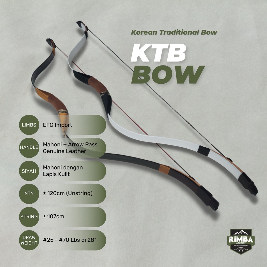 Busur Bending KTB / Korean Traditional Bow / Archery