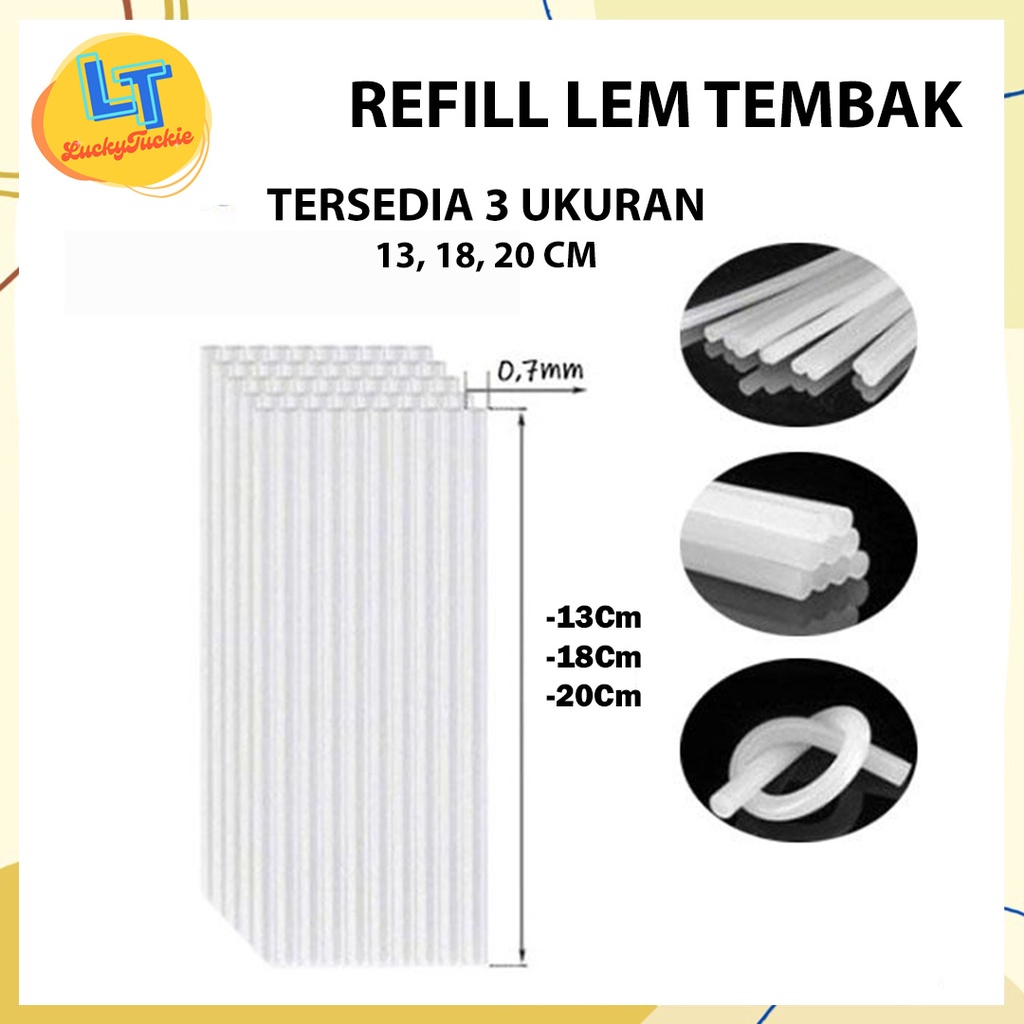 

ISI ULANG LEM TEMBAK / REFILL LEM TEMBAK / LEM STICK