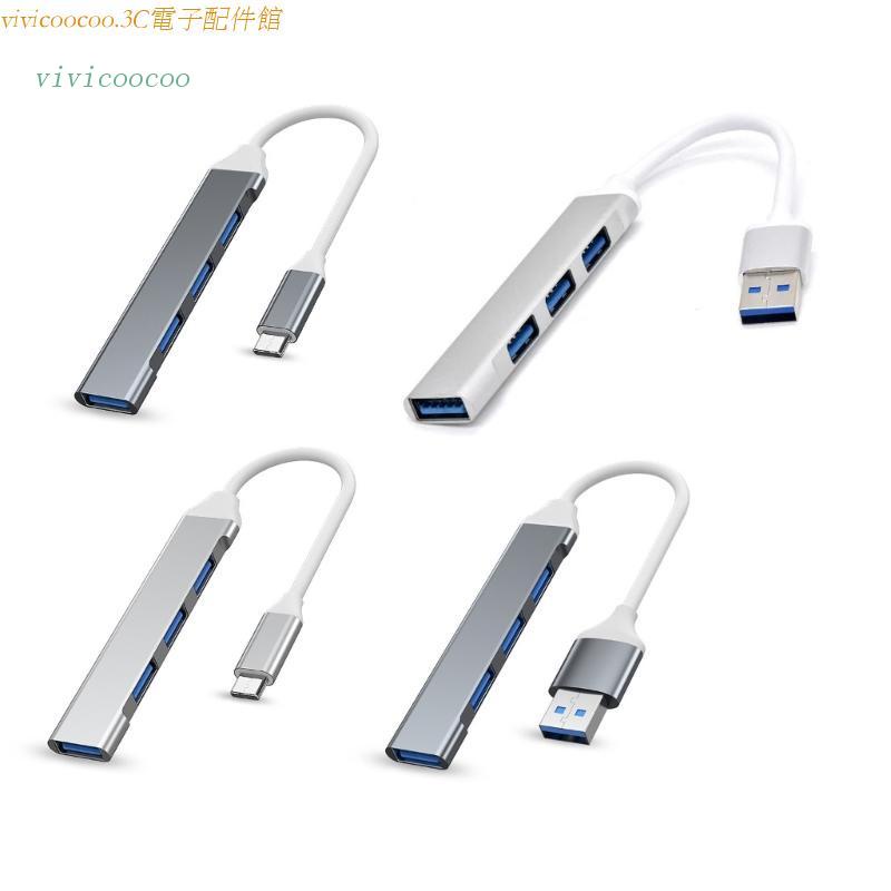 Vivi Hub USB 3.0 2.0 Tipe-C 4 in 1 Multifungsi Untuk Komputer / Keyboard / U Disk