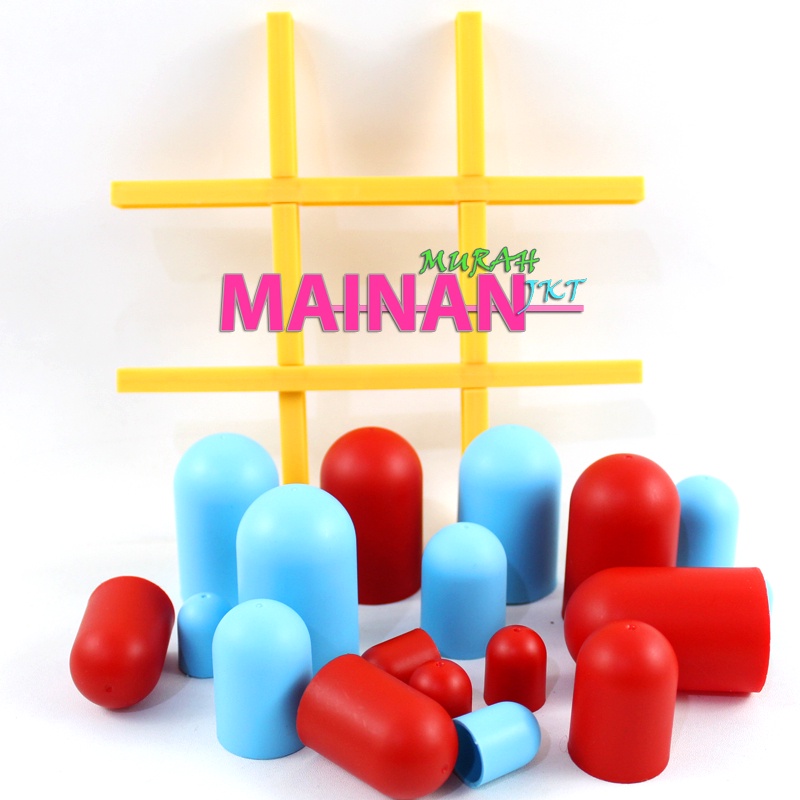 MAINANKEI MAINAN ANAK MURAH SS1566 GAME STRATEGI GOBBLET GOBLERS CATUR TIC TAC LATIHAN BERFIKIR SERU EDUKASI ANAK