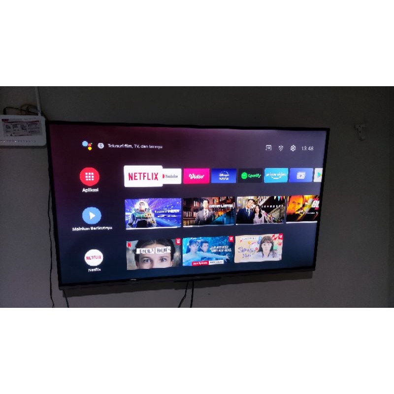 DI JUAL TCL 50A20 SMART TV Android 4K UHD DOLBY VISION ATMOS + BRACKET (BEKAS SEPERTI BARU)