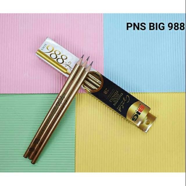 

Pencil / Pensil Big Gold 2B 988 (Lusin)