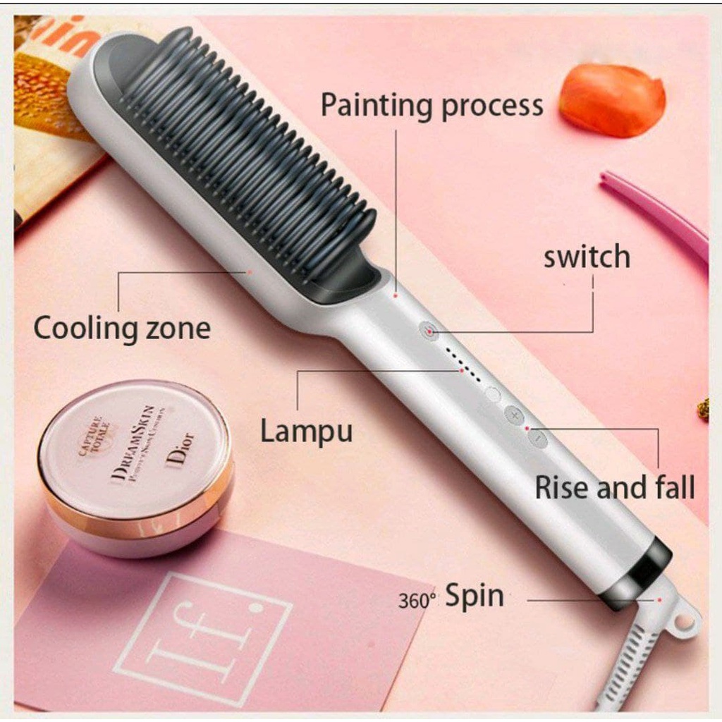 CATOK SISIR RAMBUT 2IN1 / CATOKAN SISIR PELURUS RAMBUT