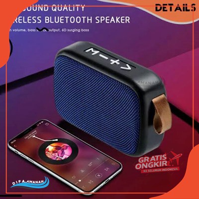 MINI SPEAKER BLUETOOTH PORTABEL G2 SPEAKER SUPER BASS BIG BASS SPEAKER MINI PORTABEL