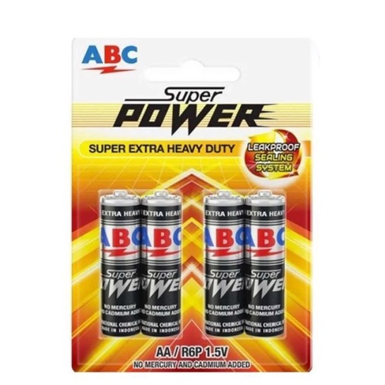 ABC BATERAI SUPER POWER AA R6P