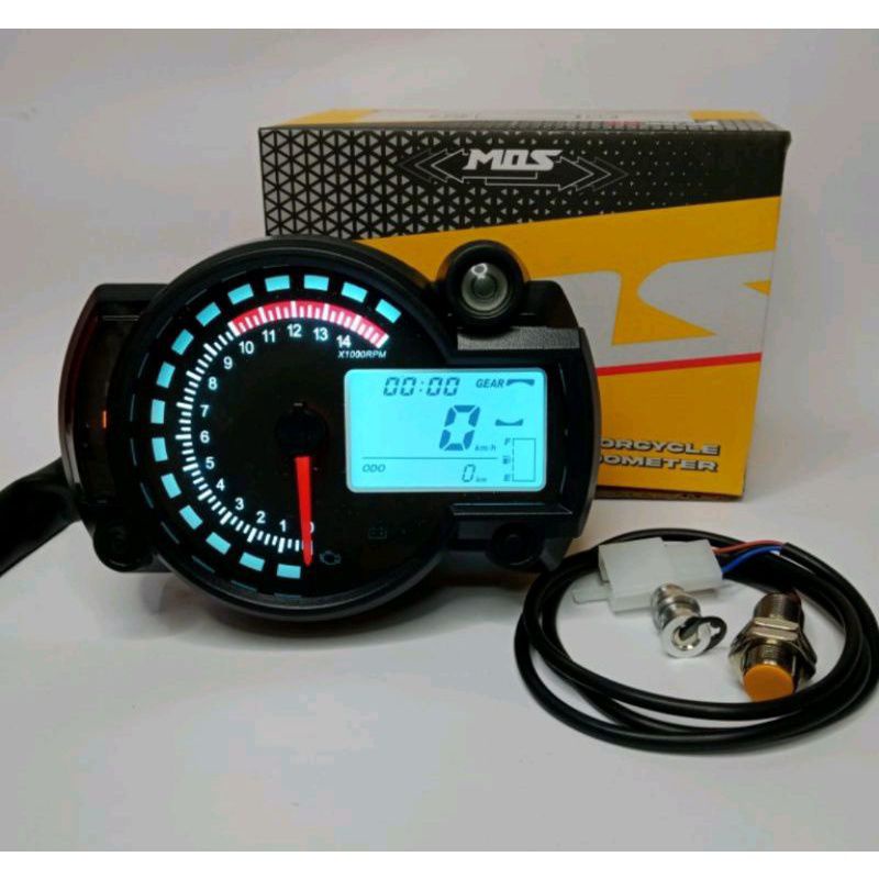 SPEDO SPIDO KOSO ODOMETER KOSO RX2 DIGITAL & ANALOG SPEDO NINJA CB GL MP TIGER C70 ORIGINAL MOS