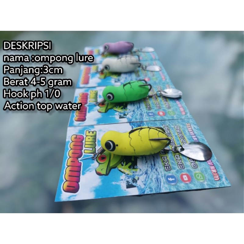 SOFT FROG OMPONG LURE 3 CM