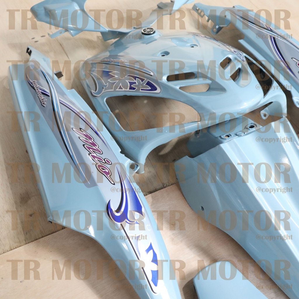 Body Mio Sporty Full Set 2004 Biru Telur Asin Body Halus Mio Sporty Mio Lama