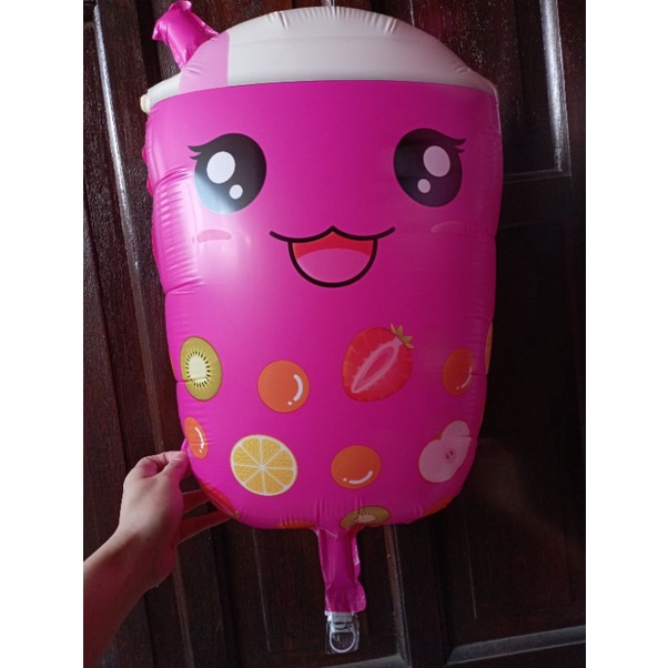 Balon Foil Boba ukuran ±60cm