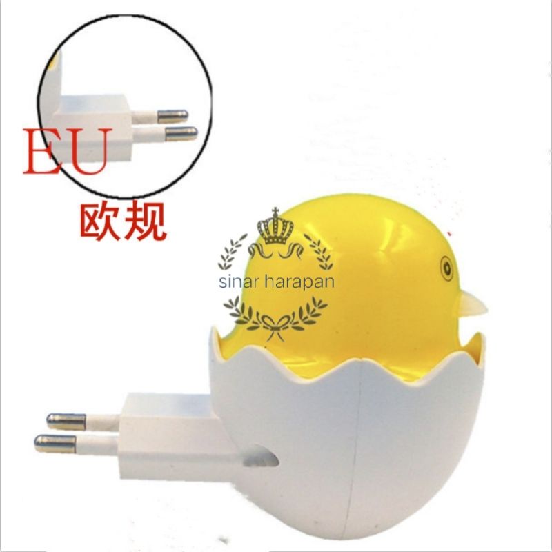 Lampu Tidur Model Ayam Sensor Otomatics / Sleep Mini Lamp Dekorasi AyamOtomatis Sensor Cahaya