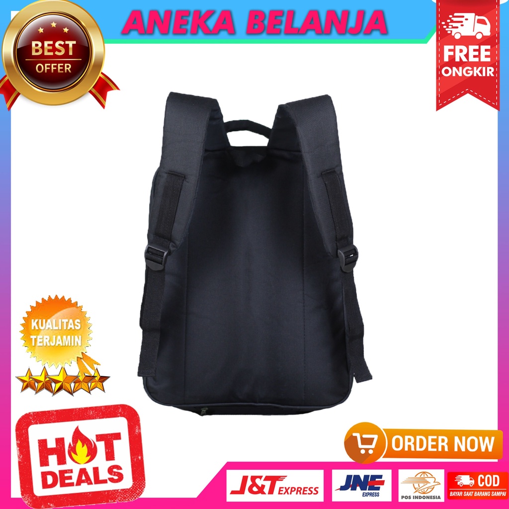 Tas Punggung Cowok Cewek Ransel Sekolah Keren Tas Model Extreme Shield List Hijau Murah Elegan Free Raincover